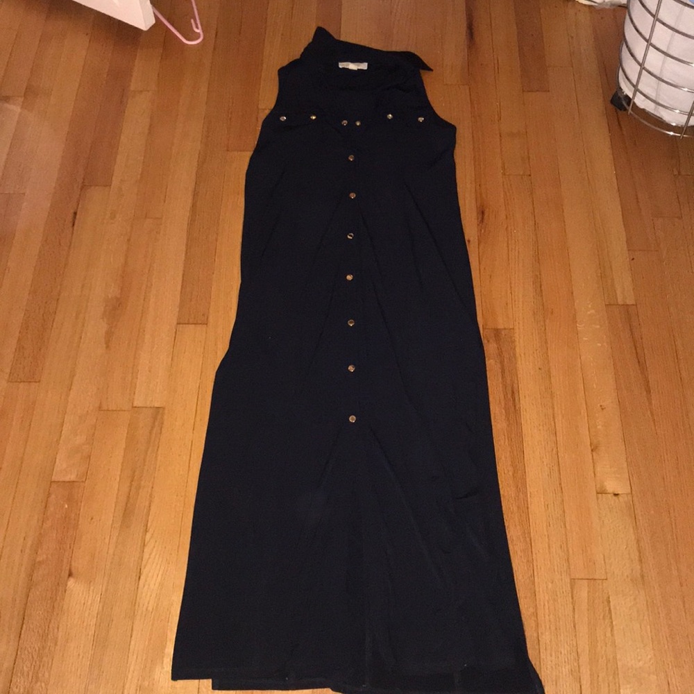 Michael Kors floor length shift dress, sleeveless